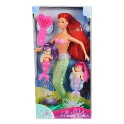 SIMBA Steffi Love Zeemeermin Met Tweeling -Knuffel Poppen Paradijs 1048250