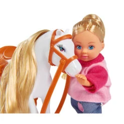 SIMBA Evi Love Jeep Met Paardentrailer -Knuffel Poppen Paradijs 1122910 c56fda4a