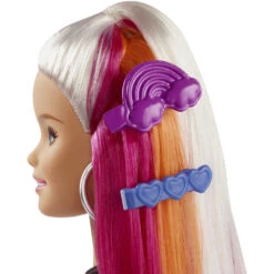 Barbie Mannequinpop Regenboog Glitterhaar -Knuffel Poppen Paradijs 1974996 929985a4