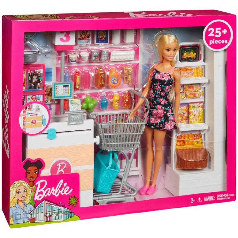 Barbie Supermarkt Speelset 4 Barbie Supermarkt Speelset - Afbeelding 2