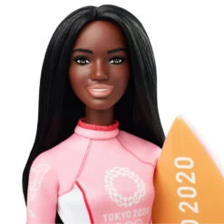 Barbie Olympische Spelen Pop Surfer Tokyo 2020 -Knuffel Poppen Paradijs 1982699 cbffc6bb