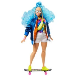 Barbie Extra Pop Met Blauw Haar -Knuffel Poppen Paradijs 1986620 31107585