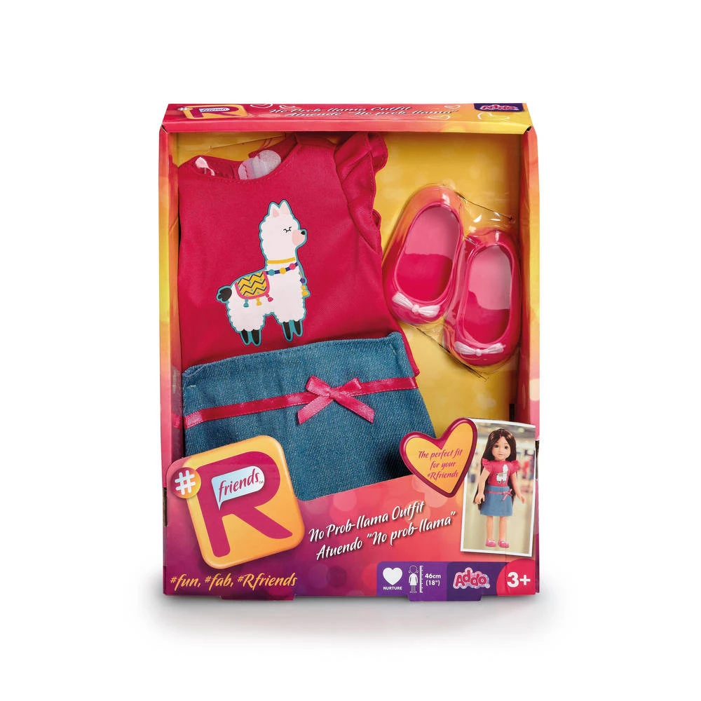 Poppenkleding Top En Rok - Roze 5 Poppenkleding Top En Rok - Roze - Afbeelding 3