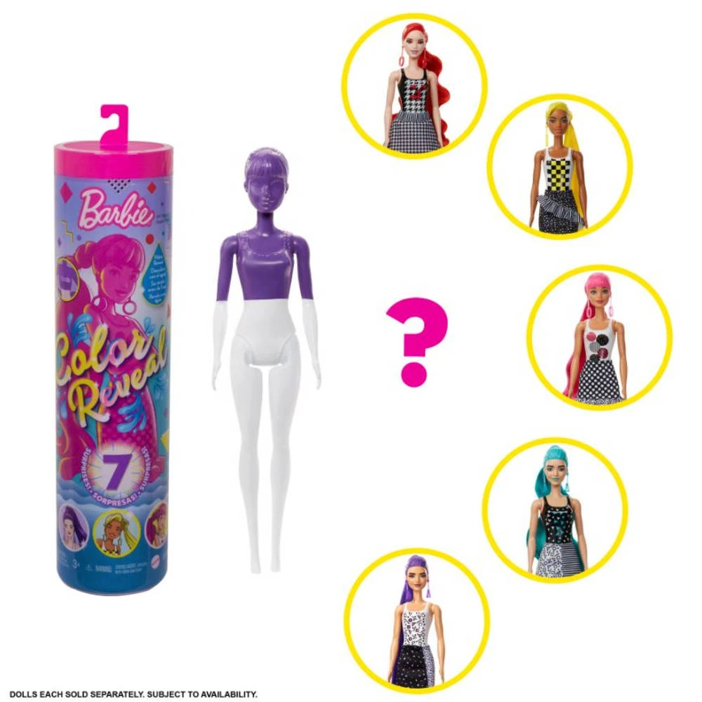 Barbie Color Reveal Modepop 4 Barbie Color Reveal Modepop - Afbeelding 2