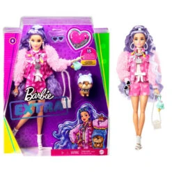 Barbie Extra Pop Met Lila Haar -Knuffel Poppen Paradijs 1988433 ba14e738