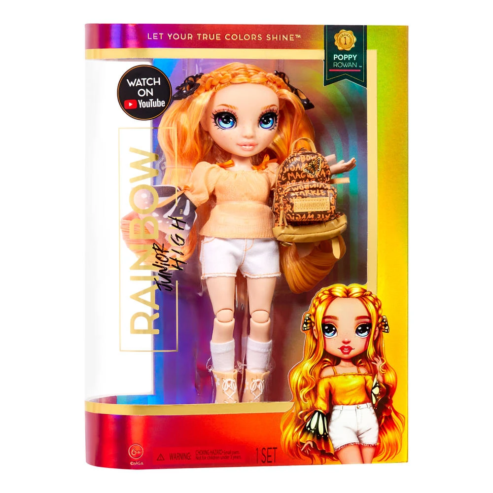 Rainbow High Junior High Pop Poppy Rowan 5 Rainbow High Junior High Pop Poppy Rowan - Afbeelding 3