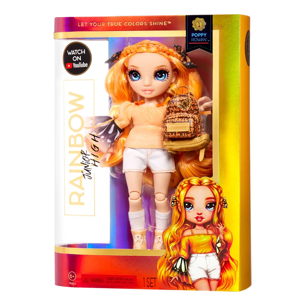 Rainbow High Junior High Pop Poppy Rowan 6 Rainbow High Junior High Pop Poppy Rowan - Afbeelding 4