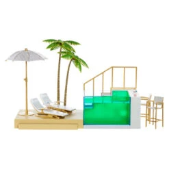 Rainbow High Kleurveranderende Pool & Beach Club Speelset -Knuffel Poppen Paradijs 1991150 328a2ba0