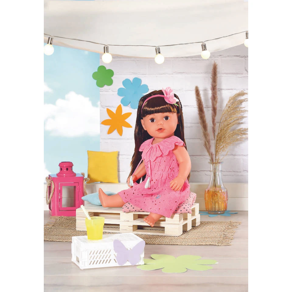 BABY Born Trendy Bloemenjurk - 43 Cm - Roze 5 BABY Born Trendy Bloemenjurk - 43 Cm - Roze - Afbeelding 3