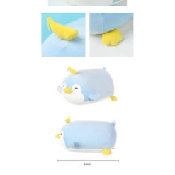 Miniso Pluchen Liggende Pinguïn Met Banaan - Blauw -Knuffel Poppen Paradijs 1993840 a50b2157