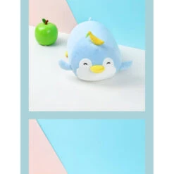 Miniso Pluchen Liggende Pinguïn Met Banaan - Blauw -Knuffel Poppen Paradijs 1993840 ab09f8cd