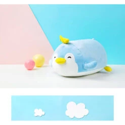 Miniso Pluchen Liggende Pinguïn Met Banaan - Blauw -Knuffel Poppen Paradijs 1993840 d91d5294