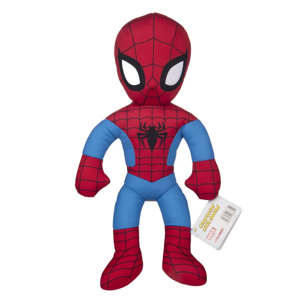 Sambro Spider-Man Knuffelpop Met Geluid - 50 Cm 3 Sambro Spider-Man Knuffelpop Met Geluid - 50 Cm