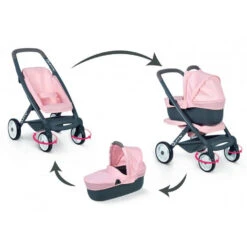 Smoby Maxi Cosi En Quinny 3 In 1 Poppenwagen - Roze -Knuffel Poppen Paradijs 1995734 37f0ca5b